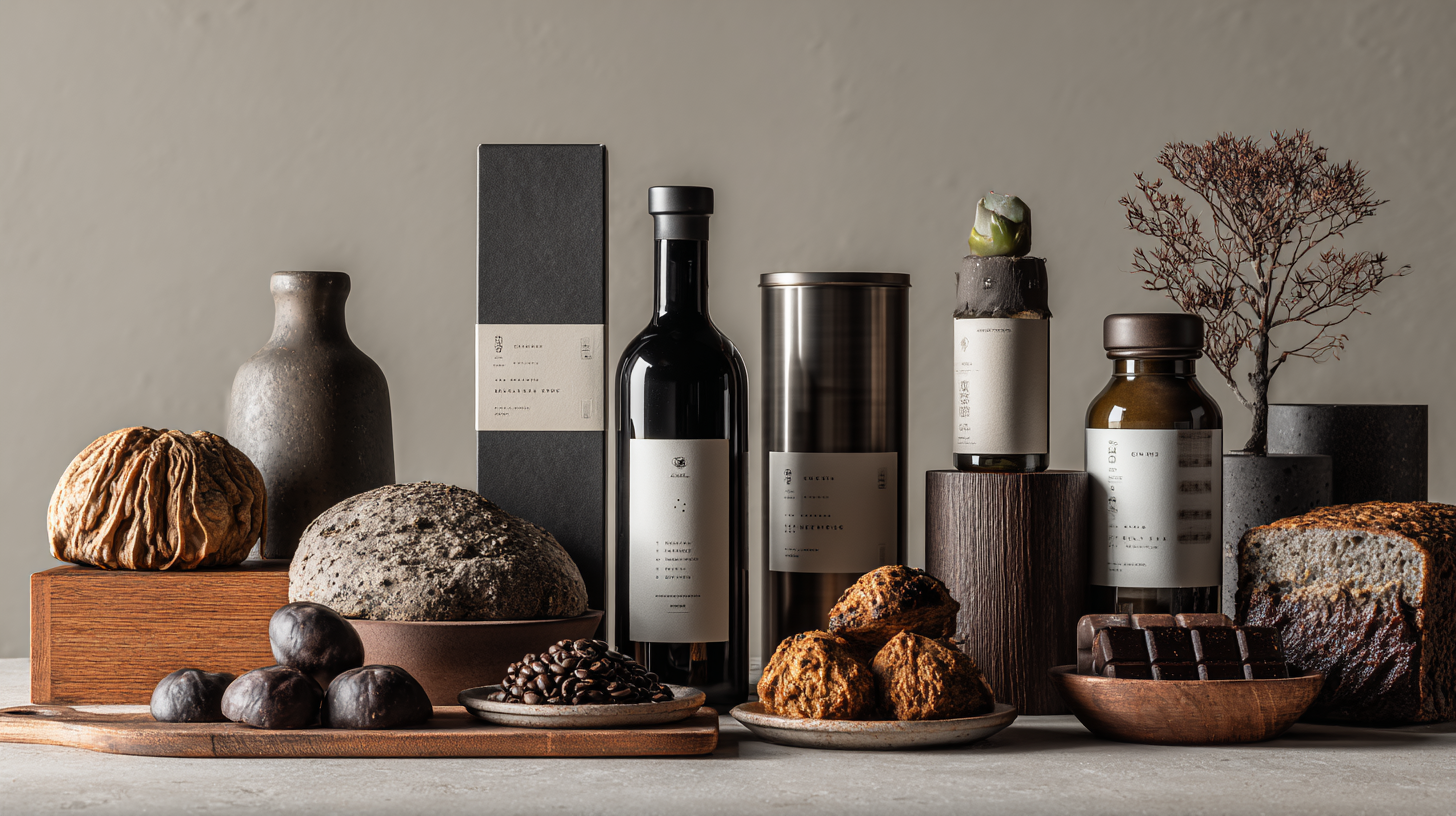 A refined editorial composition illustrating premiumization in food and beverage through carefully curated high-quality products, emphasizing craftsmanship, value, and modern consumer expectations.